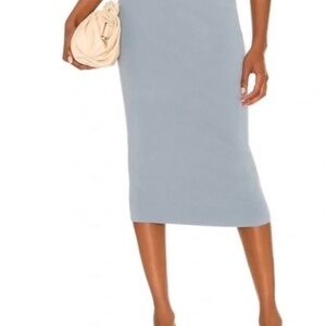 NWT BLUE KNIT MIDI SKIRT - REVOLVE - CAMILA COELHO Size: M